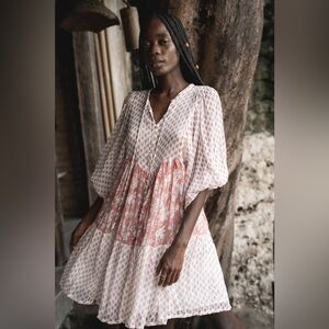 NEVER WORN- DAUGHTERS OF INDIA -Nora Mini Dress ~ Primrose